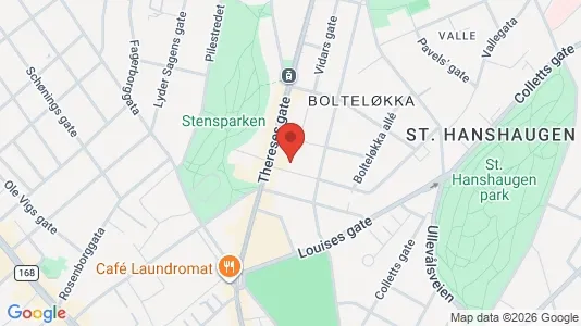 Apartments for rent i Oslo St. Hanshaugen - kort over placeringen