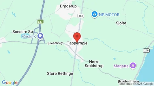 Houses for rent in Tappernøje - Photo from Google Street View