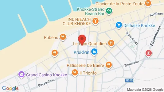 Apartments for rent in Knokke-Heist - Photo from Google Street View