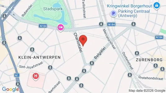 Apartments for rent i Stad Antwerp - kort over placeringen