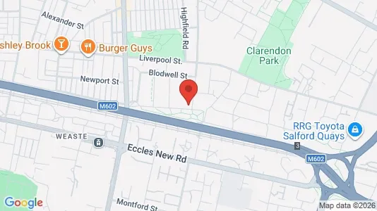 Apartments for rent i Salford - Lancashire - kort over placeringen