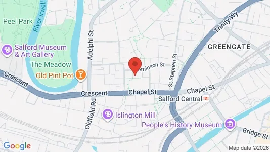 Apartments for rent i Salford - Lancashire - kort over placeringen