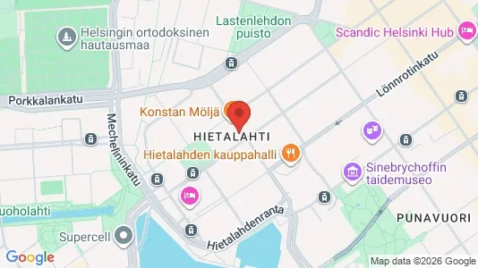 Apartments for rent i Helsinki Eteläinen - kort over placeringen