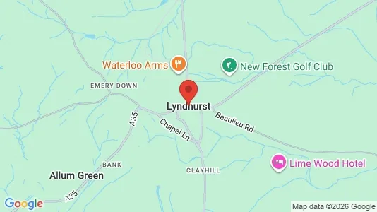 Apartments for rent i Lyndhurst - Hampshire - kort over placeringen