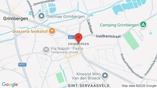 Apartments for rent i Grimbergen - kort over placeringen