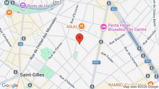 Apartments for rent in Brussels Sint-Gillis - Photo from Google Street View