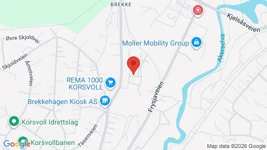 Rooms for rent i Oslo Nordre Aker - kort over placeringen