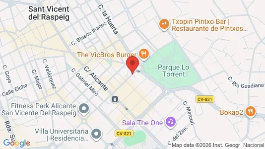 Apartments for rent i San Vicente del Raspeig/Sant Vicent del Raspeig - kort over placeringen