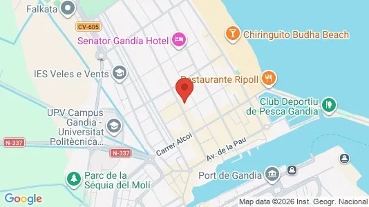 Apartments for rent in Gandia - Photo from Google Street View
