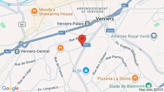 Apartments for rent in Verviers - Photo from Google Street View