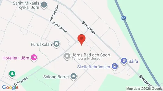 Apartments for rent i Skellefteå - kort over placeringen