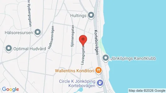 Apartments for rent i Jönköping - kort over placeringen