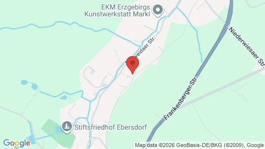 Apartments for rent i Chemnitz - kort over placeringen