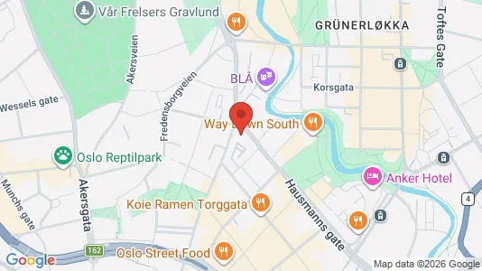 Rooms for rent i Oslo St. Hanshaugen - kort over placeringen