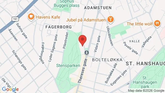 Apartments for rent i Oslo St. Hanshaugen - kort over placeringen