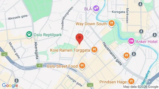 Apartments for rent i Oslo St. Hanshaugen - kort over placeringen
