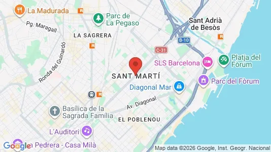 Apartments for rent in Barcelona Sant Martí - Photo from Google Street View