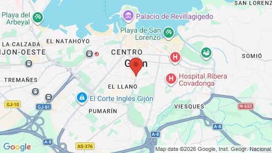 Apartments for rent in Gijón - Photo from Google Street View