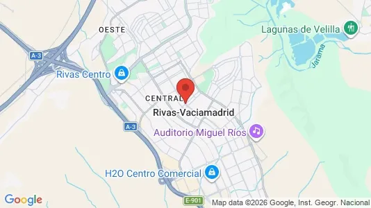 Apartments for rent i Rivas-Vaciamadrid - kort over placeringen