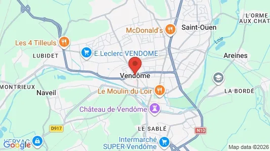 Apartments for rent in Vendôme - Photo from Google Street View