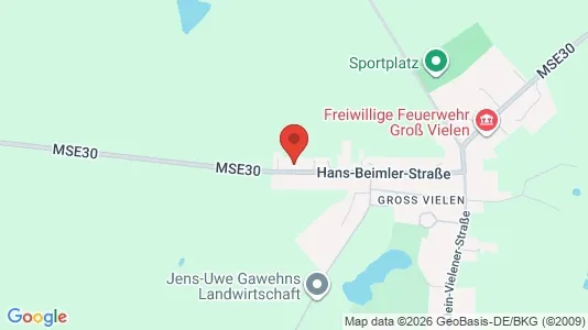 Apartments for rent i Mecklenburgische Seenplatte - kort over placeringen
