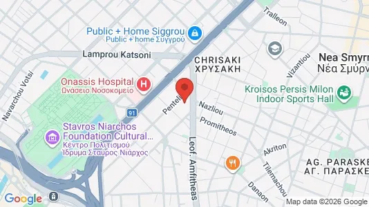 Apartments for rent in Kallithea - Photo from Google Street View