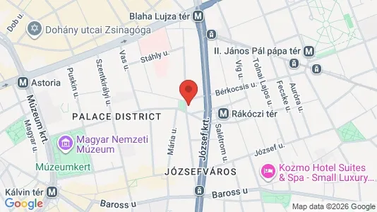 Apartments for rent i Budapest Belváros-Lipótváros - kort over placeringen