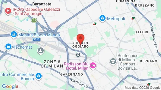 Apartments for rent i Milano Zona 8 - Fiera, Gallaratese, Quarto Oggiaro - kort over placeringen