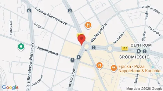 Apartments for rent i Szczecin - kort over placeringen
