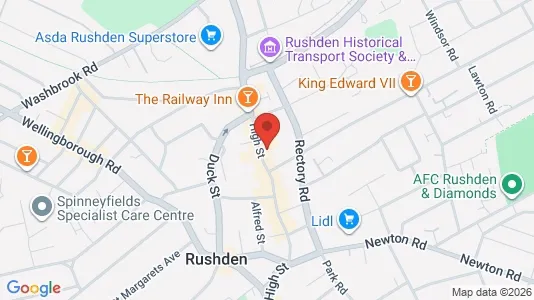 Apartments for rent in Rushden - Northamptonshire - Photo from Google Street View