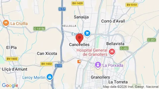 Apartments for rent in Canovelles - Photo from Google Street View