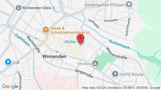 Apartments for rent i Rems-Murr-Kreis - kort over placeringen