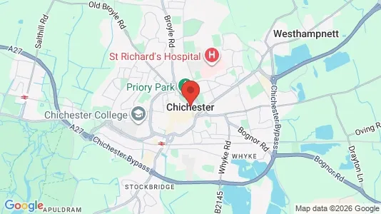 Apartments for rent i Chichester - West Sussex - kort over placeringen