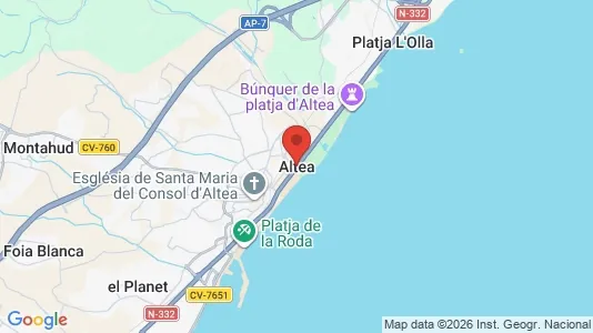 Houses for rent in Altea - Photo from Google Street View
