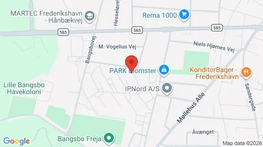 Apartments for rent i Frederikshavn - kort over placeringen