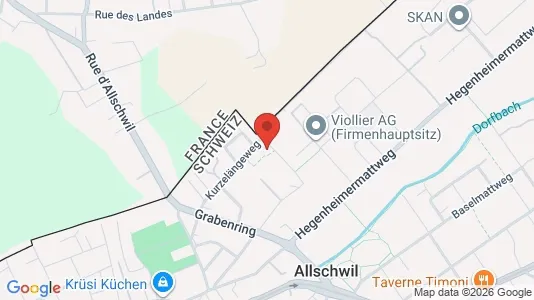 Apartments for rent i Arlesheim - kort over placeringen