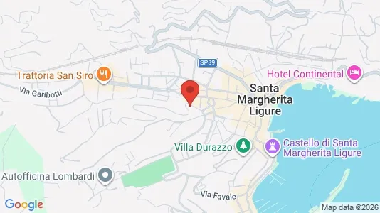 Apartments for rent i Santa Margherita Ligure - kort over placeringen