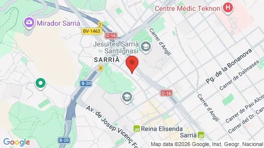 Apartments for rent in Barcelona Sarrià-St. Gervasi - Photo from Google Street View
