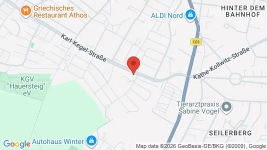 Apartments for rent i Central Saxony - kort over placeringen