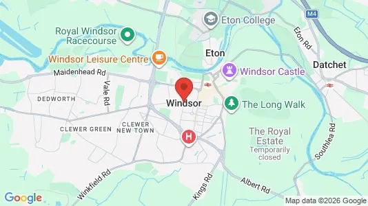 Houses for rent i Windsor - Berkshire - kort over placeringen