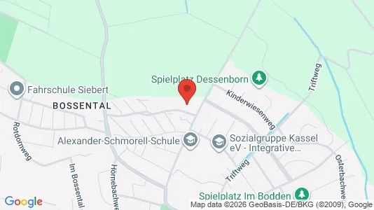 Apartments for rent i Kassel - kort over placeringen