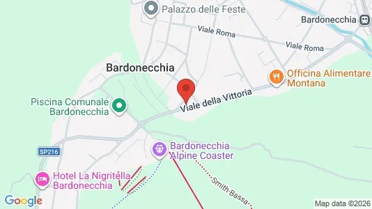 Apartments for rent i Bardonecchia - kort over placeringen