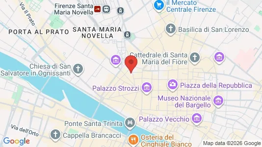 Apartments for rent i Florence - kort over placeringen
