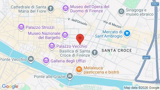 Apartments for rent i Florence - kort over placeringen