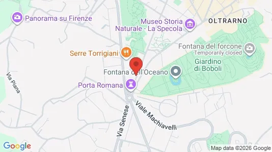 Apartments for rent i Florence - kort over placeringen