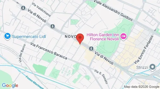 Rooms for rent i Florence - kort over placeringen