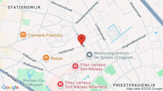 Apartments for rent i Sint-Niklaas - kort over placeringen
