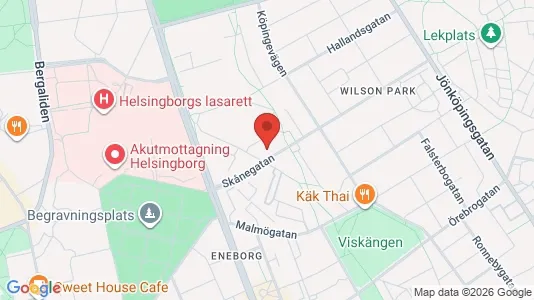 Apartments for rent i Helsingborg - kort over placeringen