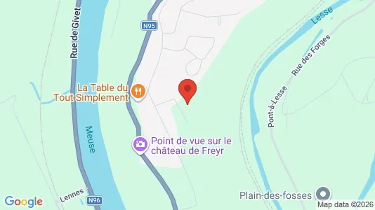 Apartments for rent i Dinant - kort over placeringen
