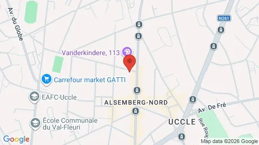 Apartments for rent in Brussels Ukkel - Photo from Google Street View